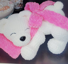 Load image into Gallery viewer, Crochet Sleeping Bear