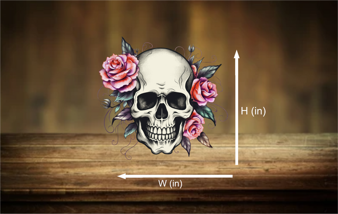 flower skull